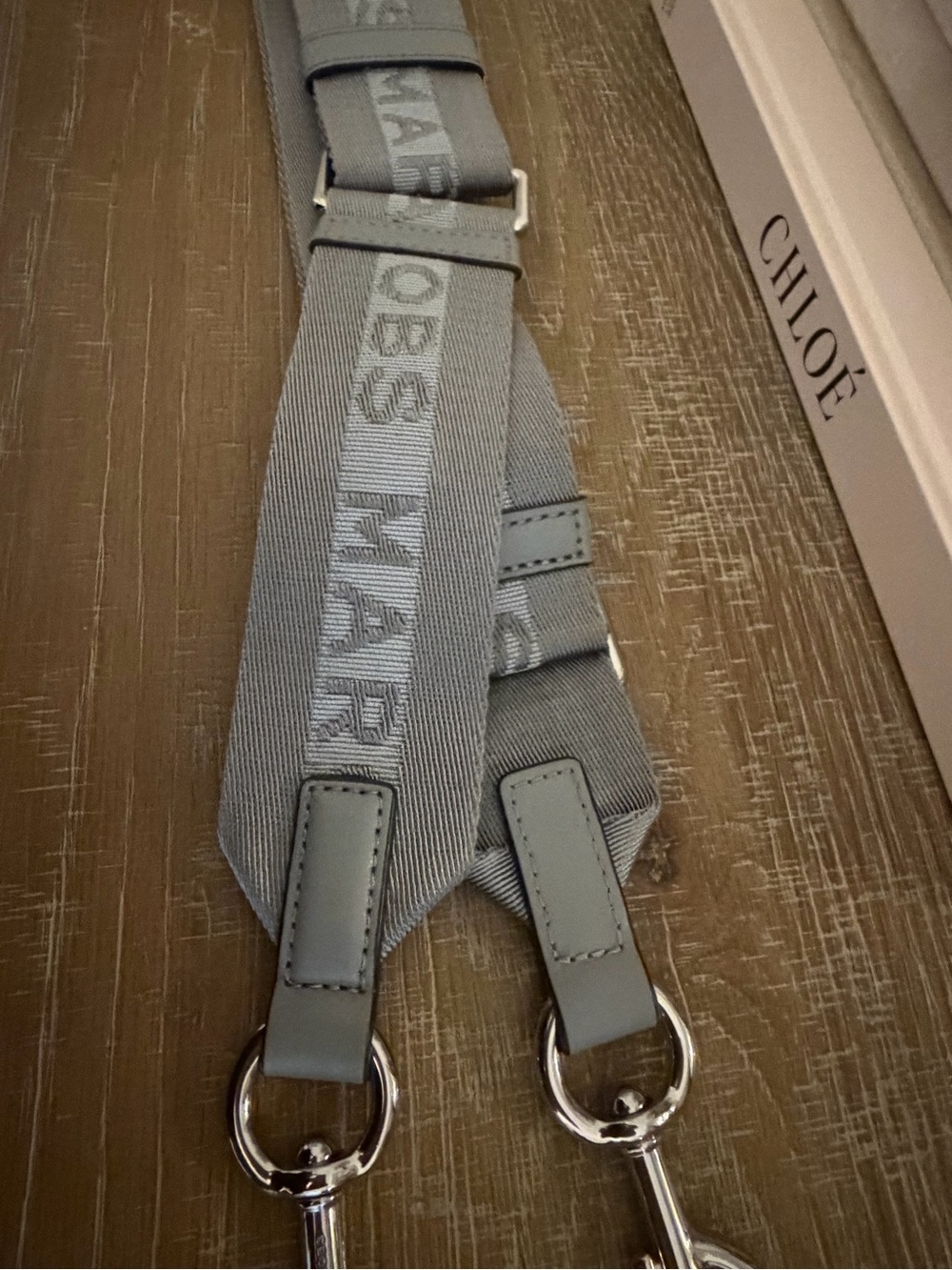 Marc Jacobs Gray Woven Detachable Messenger Strap - Picture 5 of 8